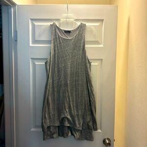 Gap XL sleeveless grey tshirt dress